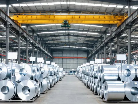 Aluminum shipping warehouse