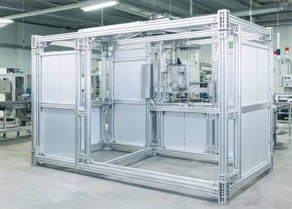Industrial machinery aluminum