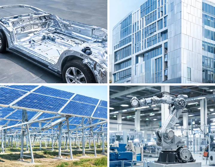 Industrial markets using aluminum